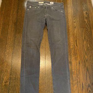 AG "The Stilt" Grey Skinny Jean cigarette leg Sz28